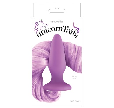 Plug-UNICORN TAILS PASTEL PURPLE